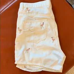 Flamingo Print Short